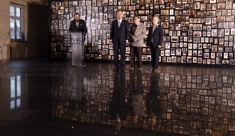 Ban Ki-moon in vista al campo di concentramento di Auschwitz-Birkenau 3