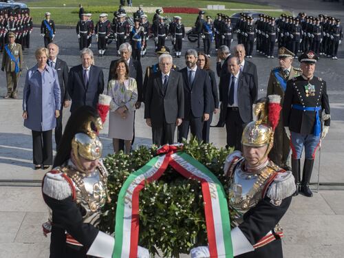 Mattarella alle celebrazioni per il 25 aprile