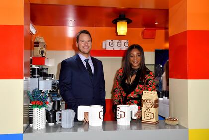 Chris Pratt a Londra per l'apertura di The Coffee Chain 2