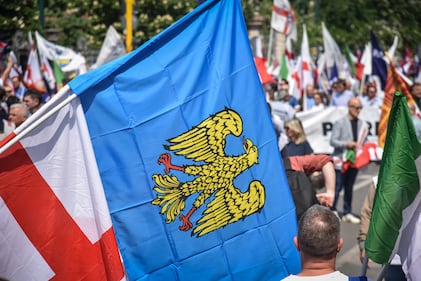 Milano: le foto del Remigration Summit organizzato dalla Lega 3