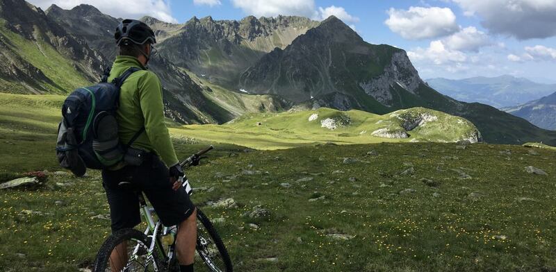Bicicletta e montagna