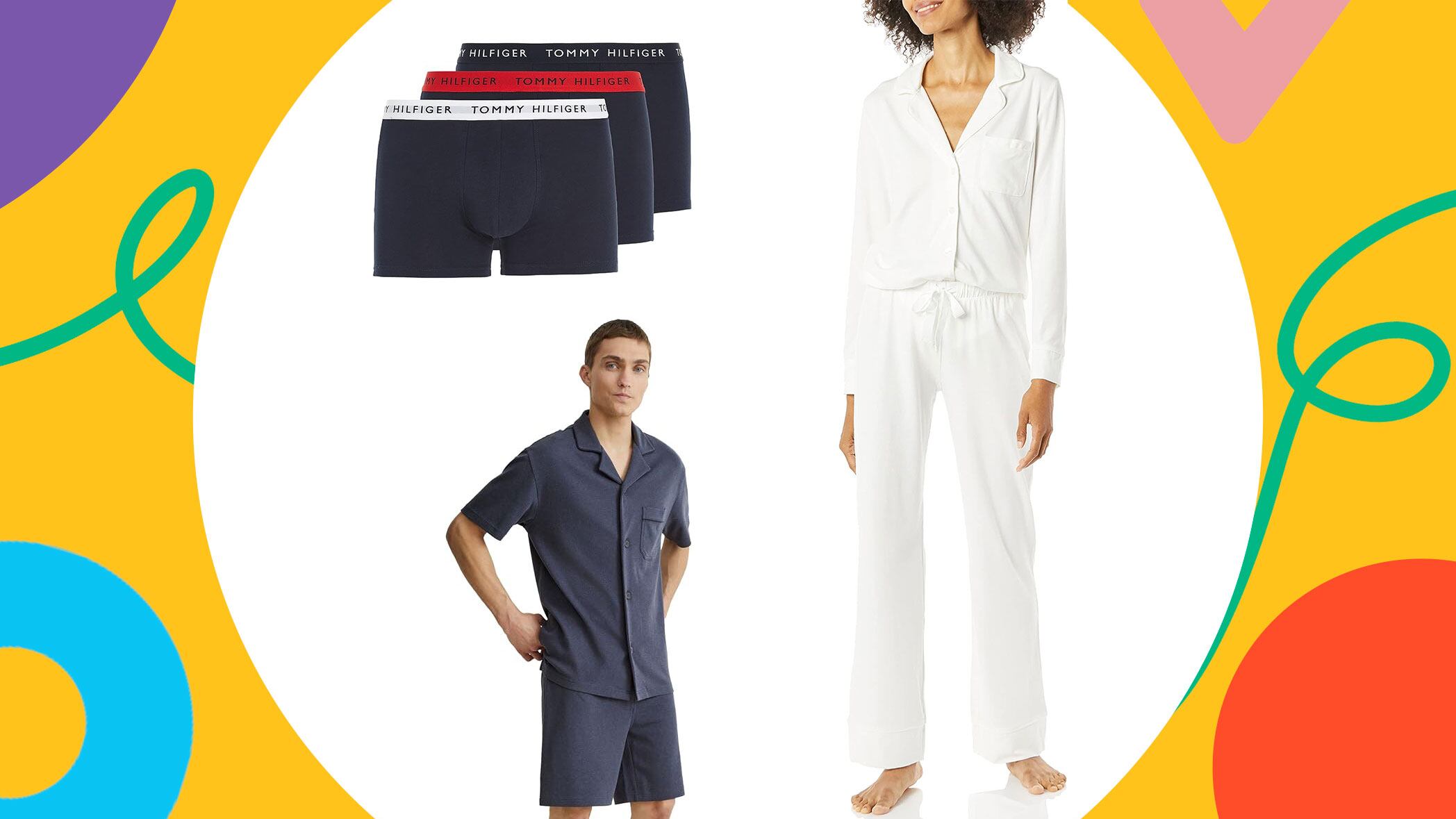 Intimo notte per lei e lui: pigiami in cotone e vestaglie in offerta