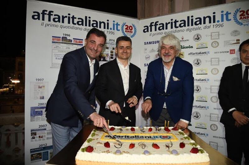 Il party per i 20 anni di Affaritaliani 7