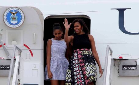Michelle Obama sbarca a Malpensa 4
