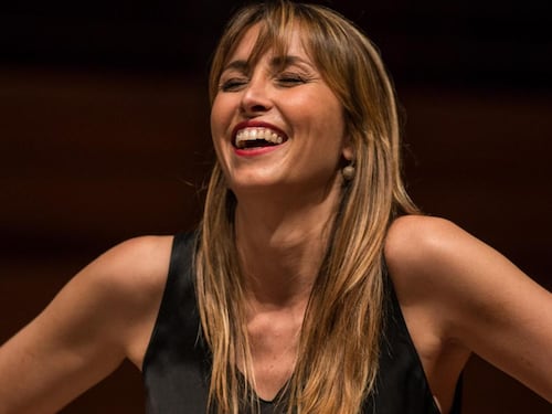 Una forchetta sul braccio per Benedetta Parodi