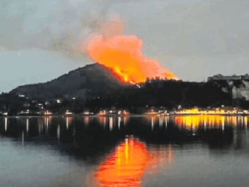 Il miracolo della chiesa che è rimasta intatta nell'incendio di Angera