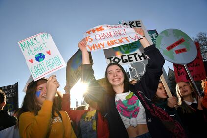 Londra: protesta sui cambiamenti climatici  4