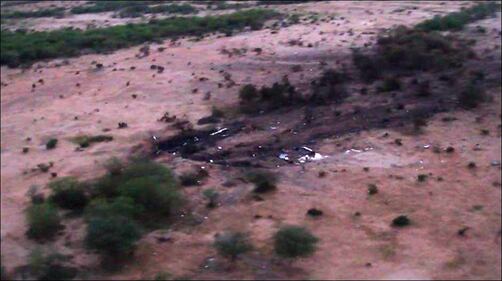 Aereo caduto in Mali: ecco le prime immagini 1