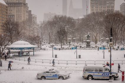 New York sotto la neve 12