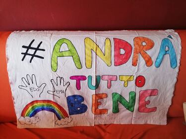 "Andrà tutto bene", il messaggio di speranza dei bimbi italiani 3