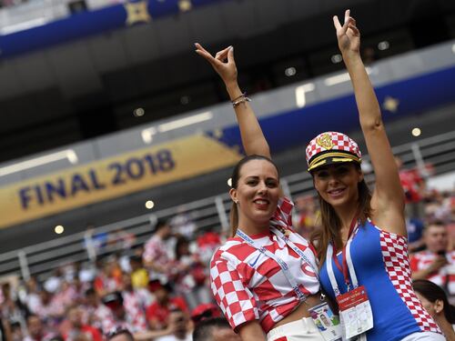 Francia campione Mondo: lo spettacolo sugli spalti dello stadio Luzhniki