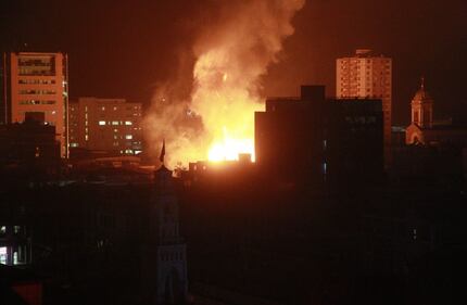 Cile, incendio a Iquique dopo il terremoto 5