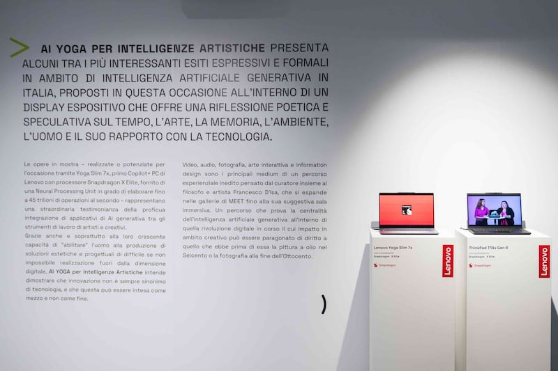 “AI Yoga per Intelligenze Artistiche” l'arte con il supporto dell'AI 2