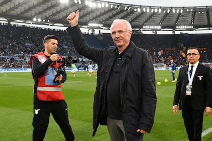 Eriksson, le immagini di una vita dedicata al calcio 5