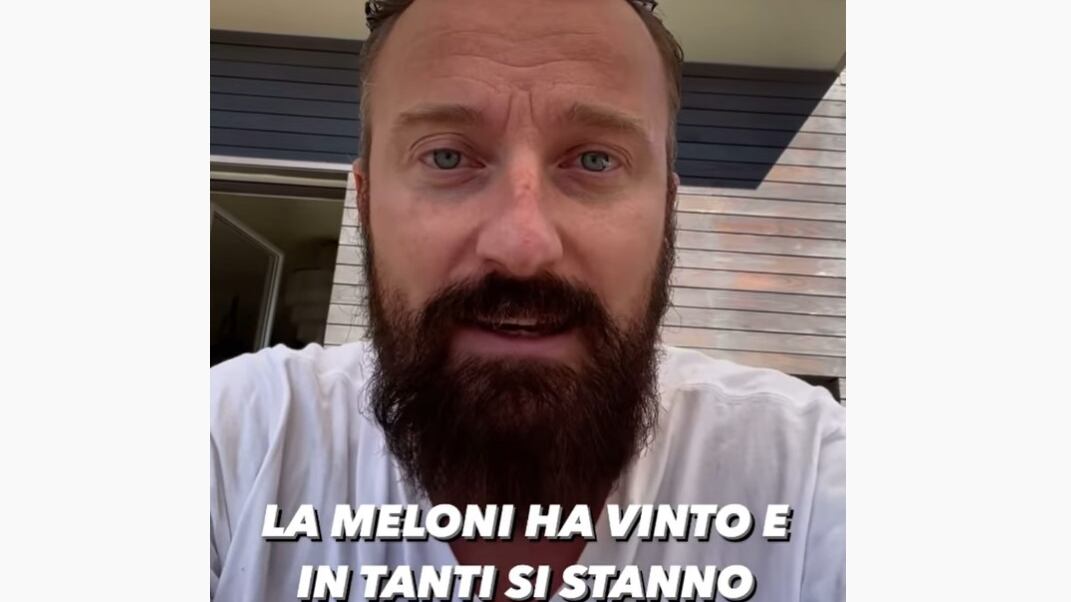 "Ridicoli, non sapete un c...". Lo sfogo di Facchinetti contro i vip anti-Meloni