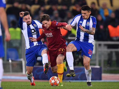 Champions League, la Roma vince 2-1 contro il Porto nel segno di Zaniolo