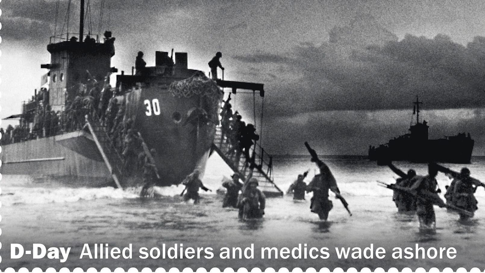 Poste britanniche usano foto sbagliata per francobollo sul D-Day