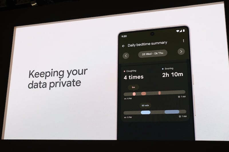 Google Pixel data private