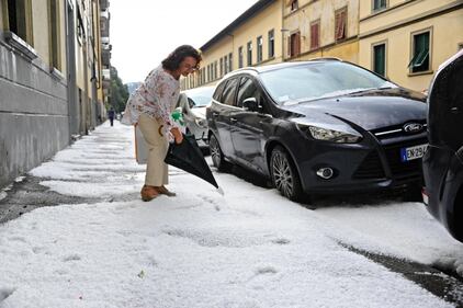 Bomba d'acqua su Firenze 6