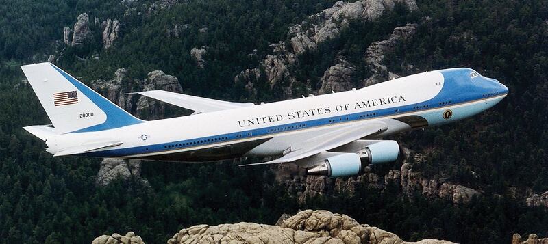 Il Boeing 747 dell'Aeronautica Militare Usa conosciuto come Air Force One