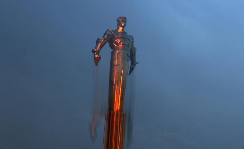 Un monumento a Gagarin a Mosca