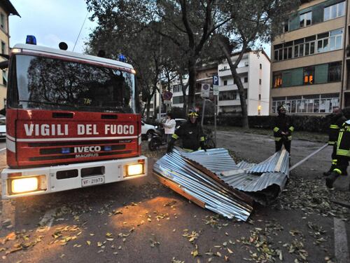 Forte vento a Firenze