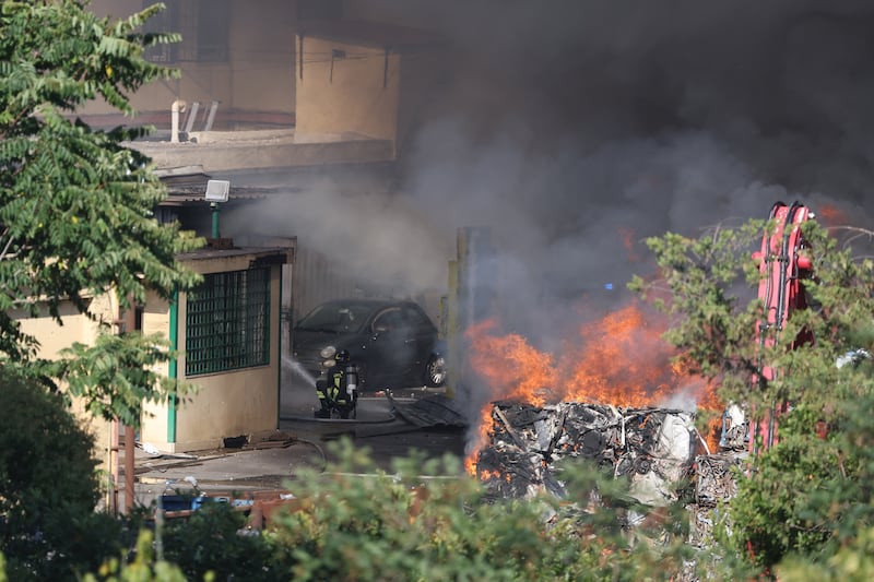 L'esplosione della polpa di Gpl in quartiere Prenestino a Roma 9