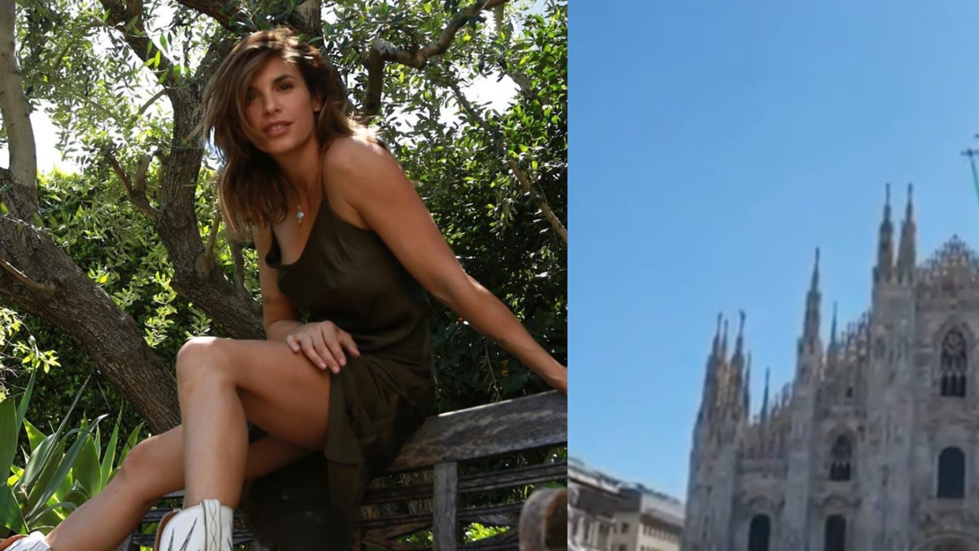 Elisabetta Canalis si emoziona con le Frecce Tricolore. Ma i fan la insultano: "Costano una fortuna"