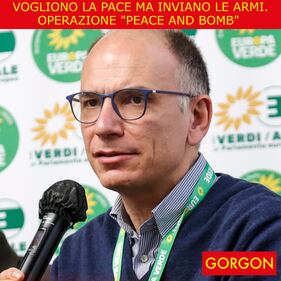 Ecco la satira del giorno. Vogliono la pace, fanno la guerra 1