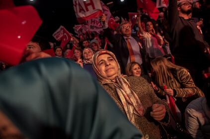 Istanbul, comizio del "no" in vista del referendum costituzionale 15