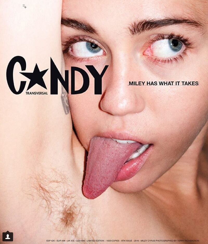 Miley Cyrus nuda per Terry Richardson 4