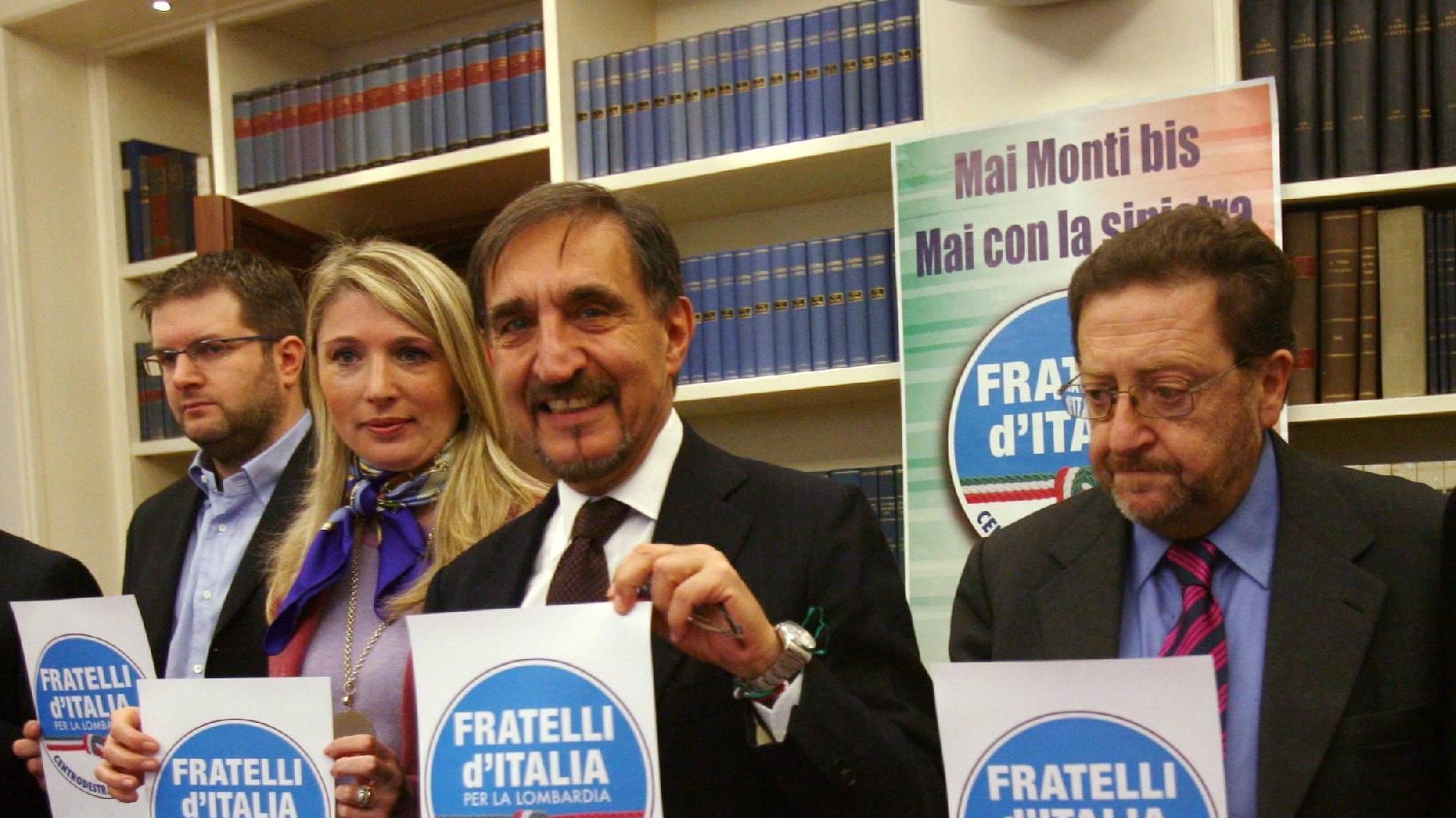 «Fratelli d'Italia» sceglie l'alleanza con Maroni: «Albertini? Scellerato»
