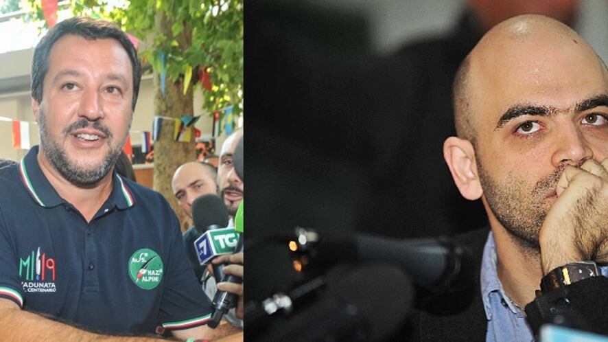 Scontro Salvini-Saviano: "Tornano le sue fesserie". Lo scrittore: "È un eversore"