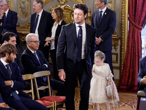 Ginevra Meloni, l'emozione al giuramento di mamma Giorgia