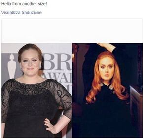 La "tristezza di Adele" presa di mira dai social 2