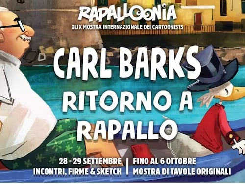 Carl Barks e Don Rosa sulla riviera ligure tra paperi, spaghetti-dollaro e cancel culture