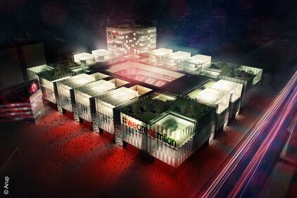 Ecco le immagini del nuovo stadio del Milan 4