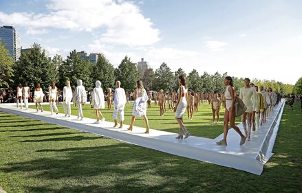 Kanye West presenta la sua collezione "Yeezy Season 4" a New York 6