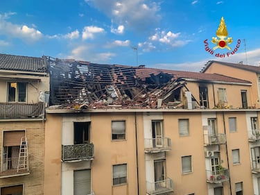 L'esplosione di una mansarda a Torino: cinque feriti  3