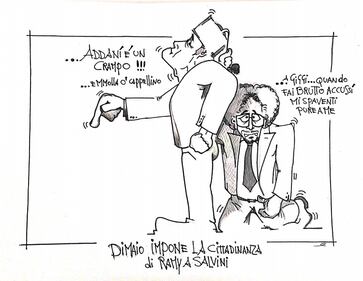 La vignetta del giorno: Di Maio, Salvini e Ramy 1