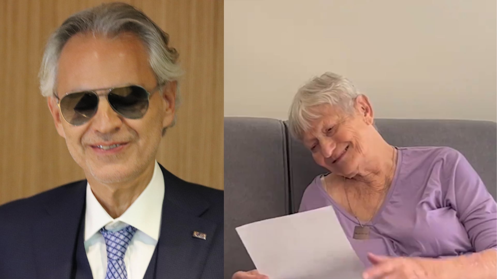 "Salvata dalle canzoni di Bocelli". E il tenore scrive all'ostaggio di Hamas