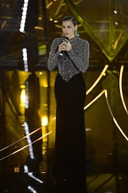 Sanremo 2024: ecco il look della finalissima del Festival di Rose Villain 3