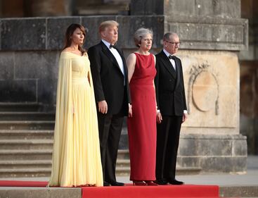 Melania Trump nel Regno Unito 4