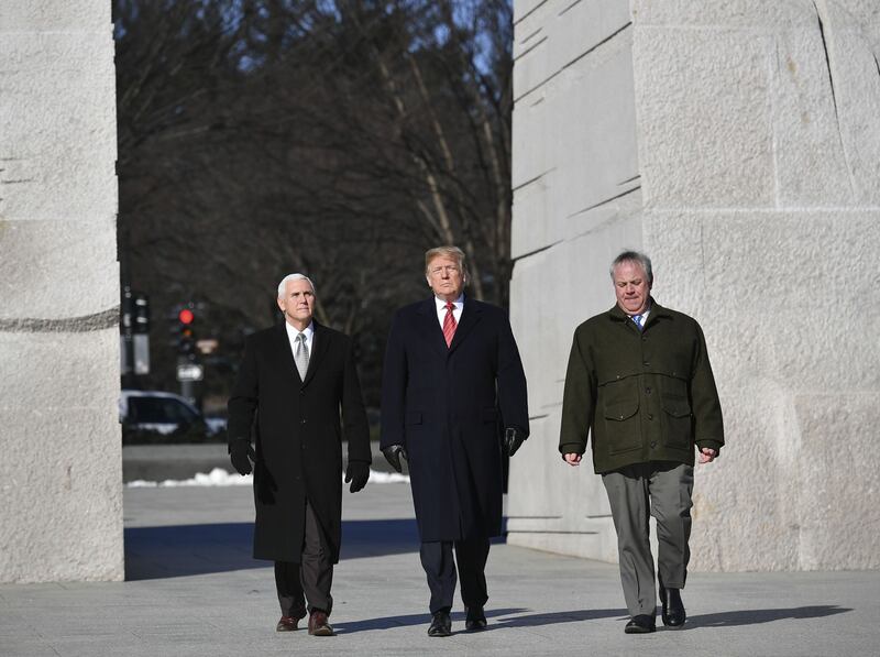 Trump visita il memoriale di Martin Luther King 8