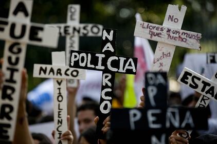 Iguala, protesta contro il governo 3