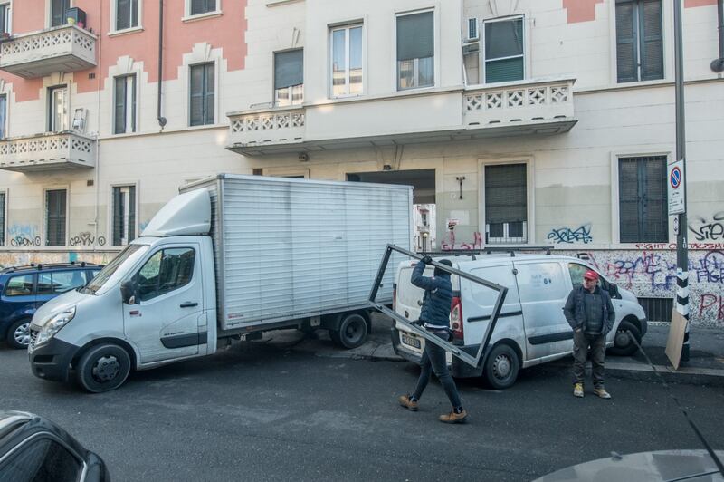 Blitz delle forze dell'ordine in via Gola, a Milano 7
