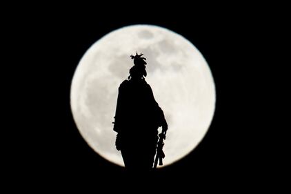 Super Luna Rossa, le immagini dell'eclissi da tutto il mondo 5