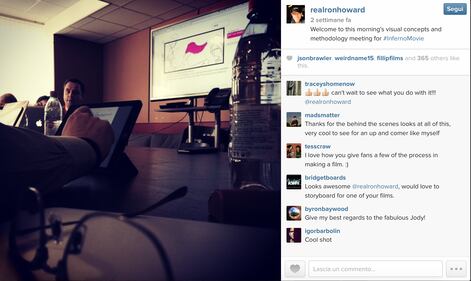 Ron Howard inizia a lavorare a Inferno, da Firenze 16