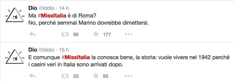 Miss Italia e la II Guerra Mondiale, l'ironia su social network 2