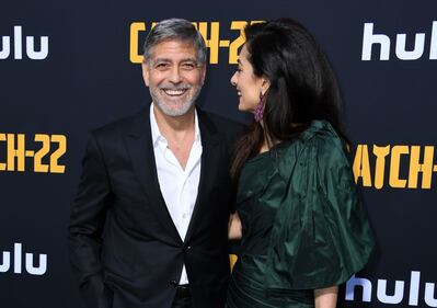 Heorge Clooney e Amal per la premier di "Catch-22"  2